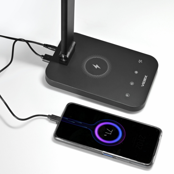 Лампа настільна LED 18W 1800-6500K з бездротовою зарядкою VL-TF17B Videx Житомир - изображение 9