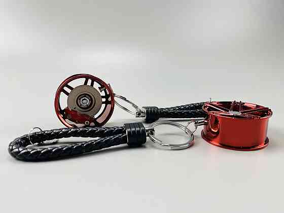 Брелок автомобільний диск колеса диск гальмівний + супорт, брелок на ключі для водія, брелок металевий на авто ключі Мукачево