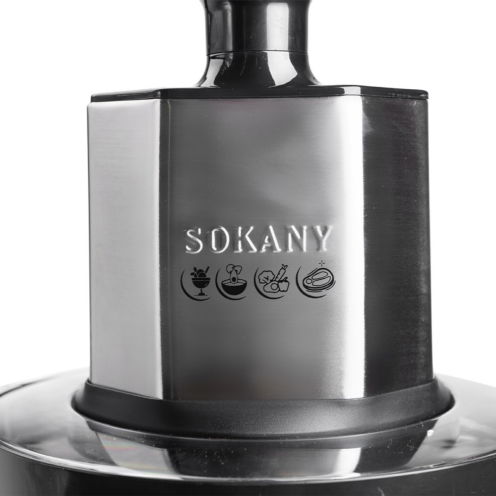 Sokany Чопер подрібнювач 800 Вт з чашею на 4,5 літрів 6 лез м'ясорубка Sokany SK-06033 Коломыя - изображение 4