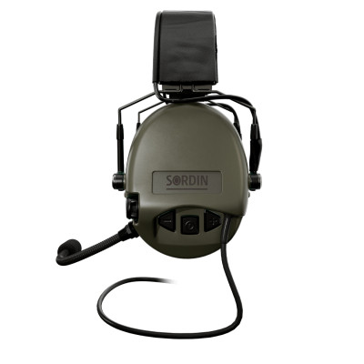 Наушники для стрельбы Sordin Supreme MIL CC Slim Headband Green PVC (74332-06-S) Винница - изображение 3
