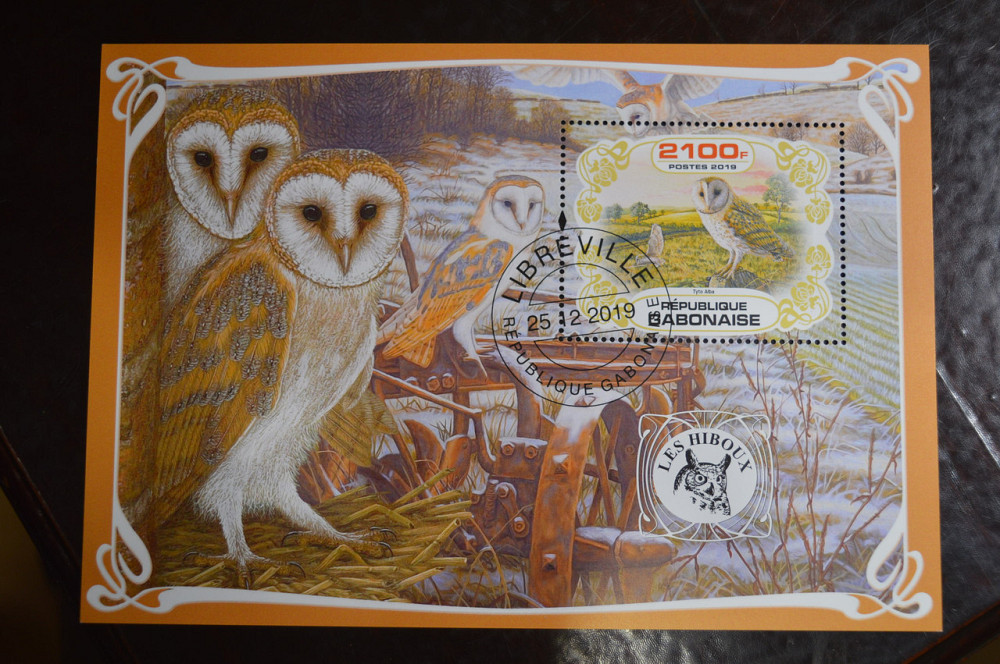 Габон. Марки. Фауна. Блок. 2019 рік (В-1) Полтава - фото 1