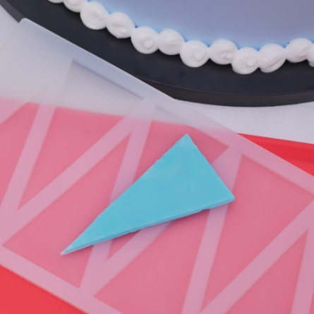 Молд для шоколада Треугольники 109 на 215 мм серый Киев - изображение 5