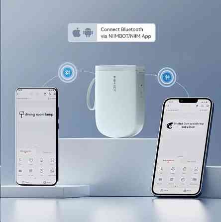 Термопринтер для друку наклейок NIIMBOT D11_H Blue Киев