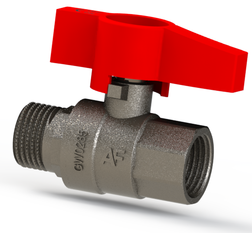 Кран шаровой Aquaforce 15 мм 1/2