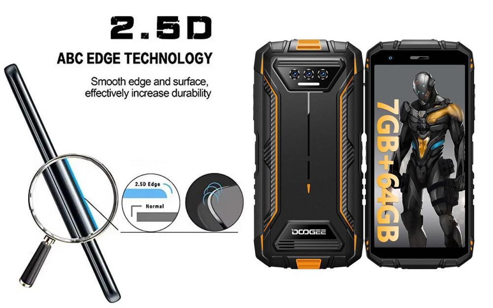 Защитное стекло ArmorGlass для DOOGEE S41, S41 Max, S41 Plus, S41 Pro, S41T – устойчивое к царапинам и ударам Киев - изображение 2