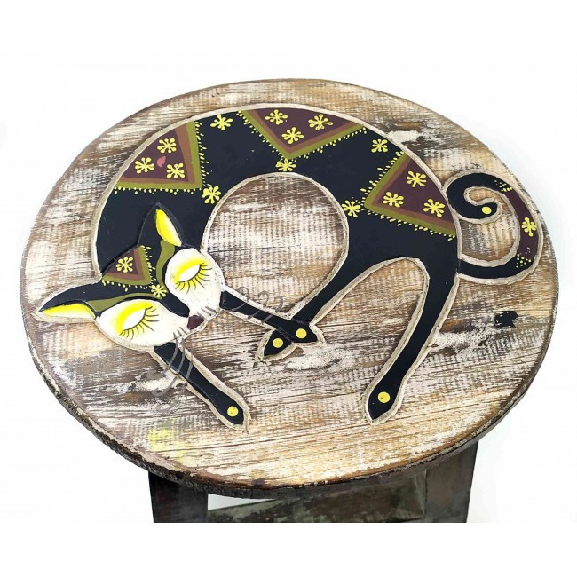 Табурет дерев'яний Кіт Київ - фото 2