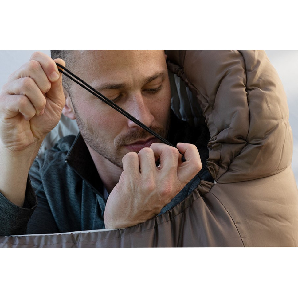 Спальник з капюшоном Naturehike MJ600 CNK2300SD014, коричневий Киев - изображение 6