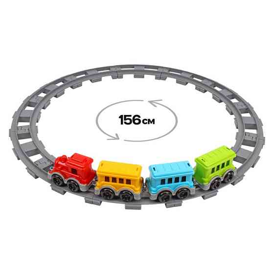 Детский игрушечный набор железная дорога 0914TXK 16 деталей Винница