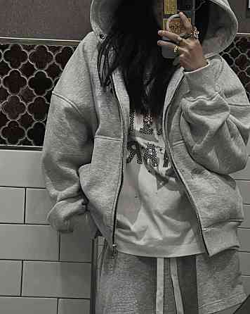 Жіноче топове оверсайз худі з яскравим принтом двонитка Одеса