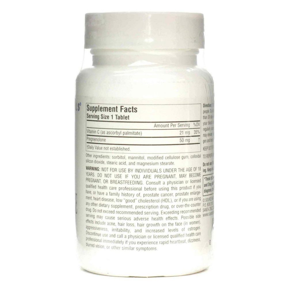 Прегненолон Source Naturals Pregnenolone 50 мг 120 таб Київ - фото 2
