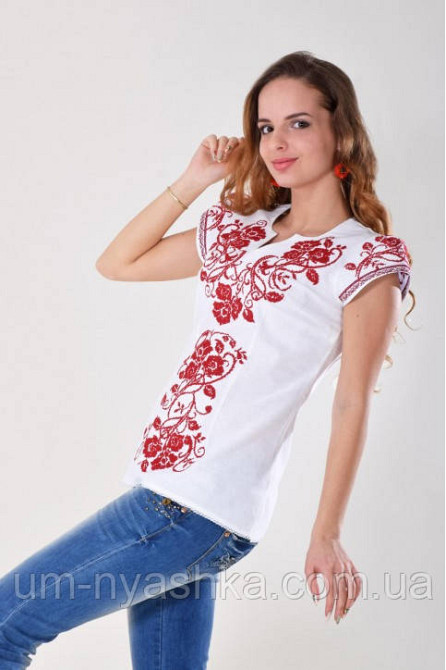 Вишиванка жіноча натуральна домоткане полотно Кривий Ріг - фото 1