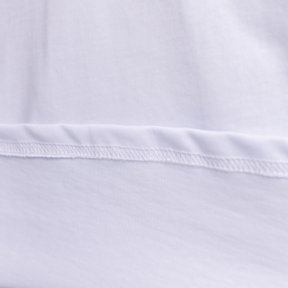 Однотонна біла футболка для чоловіків. Чоловіча біла футболка оверсайз Pobedov Onyx Київ - фото 4