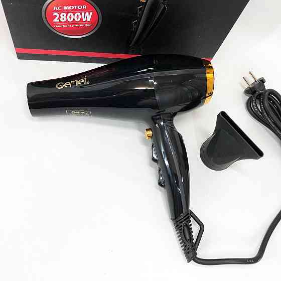 Фени для сушіння волосся Gemei GM 1765 2800 Вт, Фен для укладання волосся салонний ES-97 Івано-Франківськ