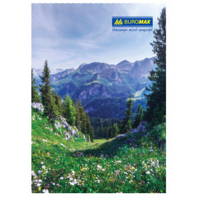 Канцелярская книга Buromax А4, 96 л., Клетка, твердая ламинированная обложка (BM.2430) Винница - изображение 2