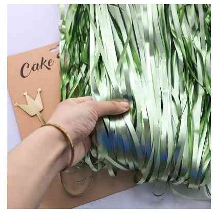 Дощик для фотозони матовий прикраса 245 см на 92 см зелений Київ