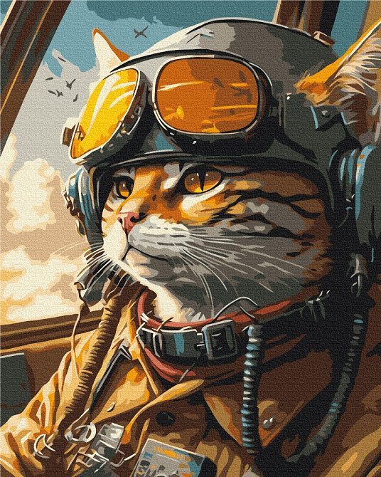 Котик на защите неба ©Марианна Пащук Киев - изображение 1