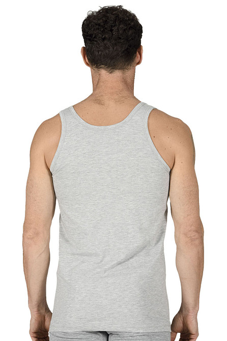 Чоловіча майка — Сіра 100% бавовна Ozkan 11407-3 XL Київ - фото 3