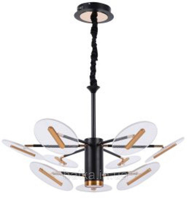 Люстра світлодіодна акрилова Sirius N 3713-B-6+3 (80W) Київ - фото 3