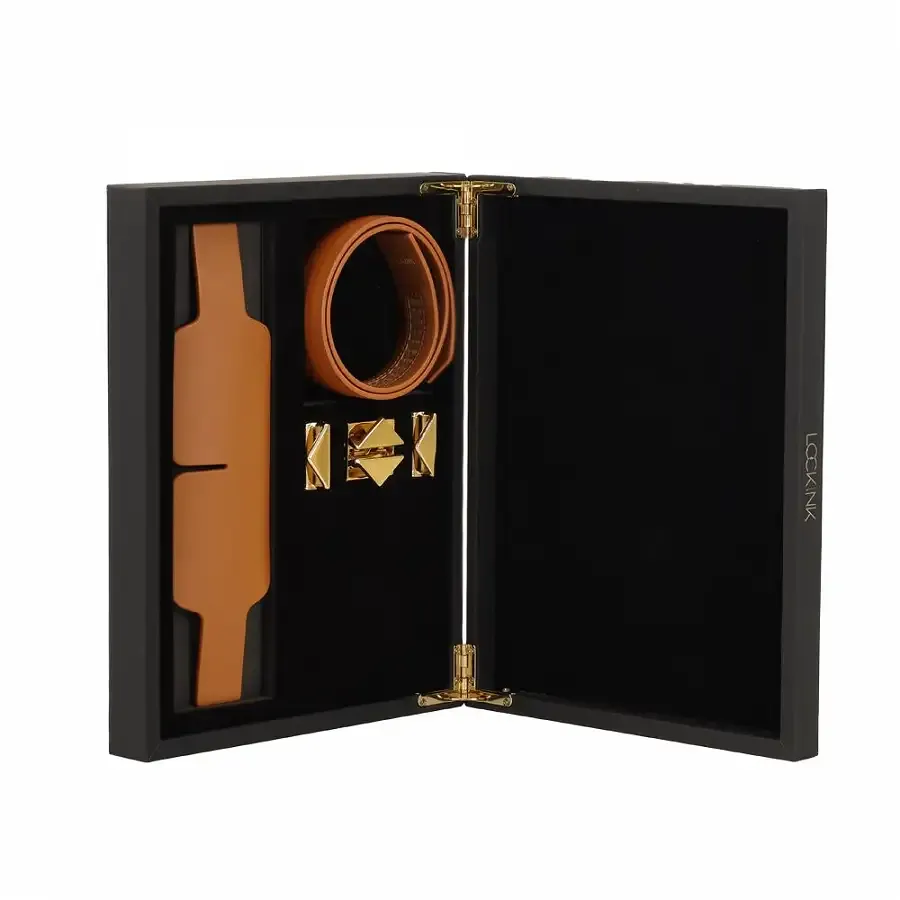 Маска на очі LOCKINK Blindfold Kit- Brown Львів - фото 6