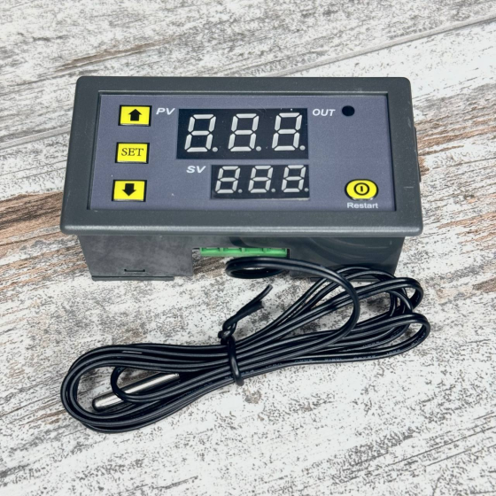 Терморегулятор W3230 с датчиком NTC10K, AC 220В, диапазон -50~120°C, режим нагрева и охлаждения Киев