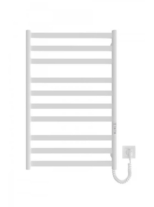 Электрический полотенцесушитель HF York 770х530 TR K белый мат Киев - изображение 3