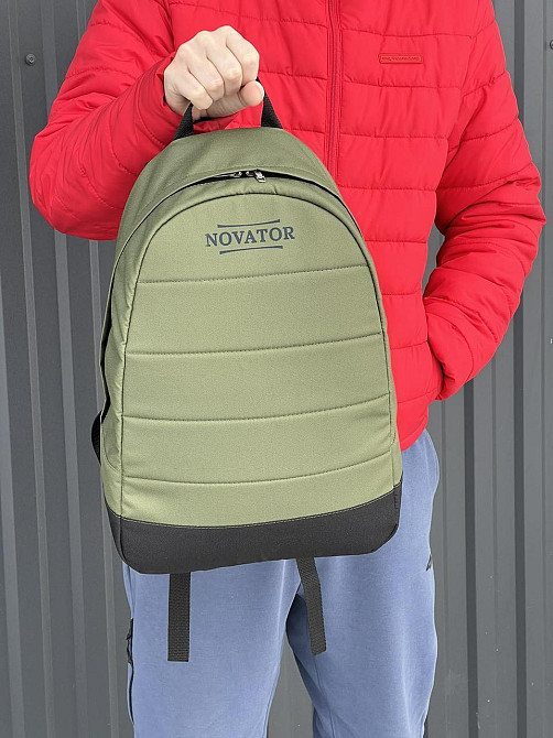 Рюкзак туристический зелено-черный Novator BL-2171 Киев - изображение 8