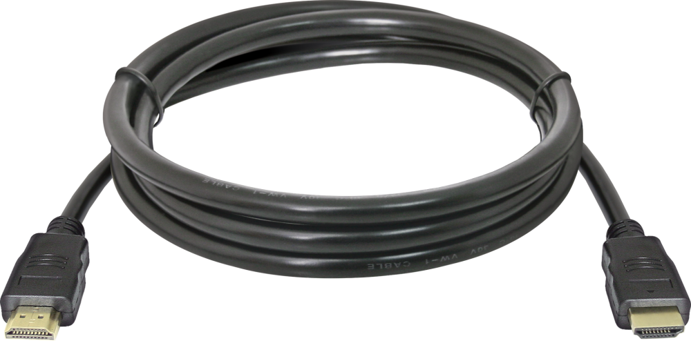 Кабель HDMI M - M, 1.5 м, V1.4, Defender, HDMI-05, чорний Винница - изображение 1