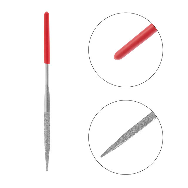 Набір алмазних надфілів, 10 шт., 140 мм INTERTOOL HT-3701 Київ - фото 7