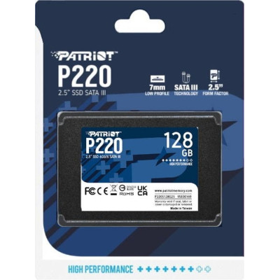 Накопитель SSD 2.5" 128GB P220 Patriot (P220S128G25) Винница - изображение 4
