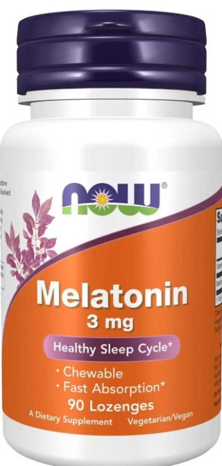 Мелатонін покращення сну Now Foods Melatonin 3 мг 90 лед Київ - фото 1