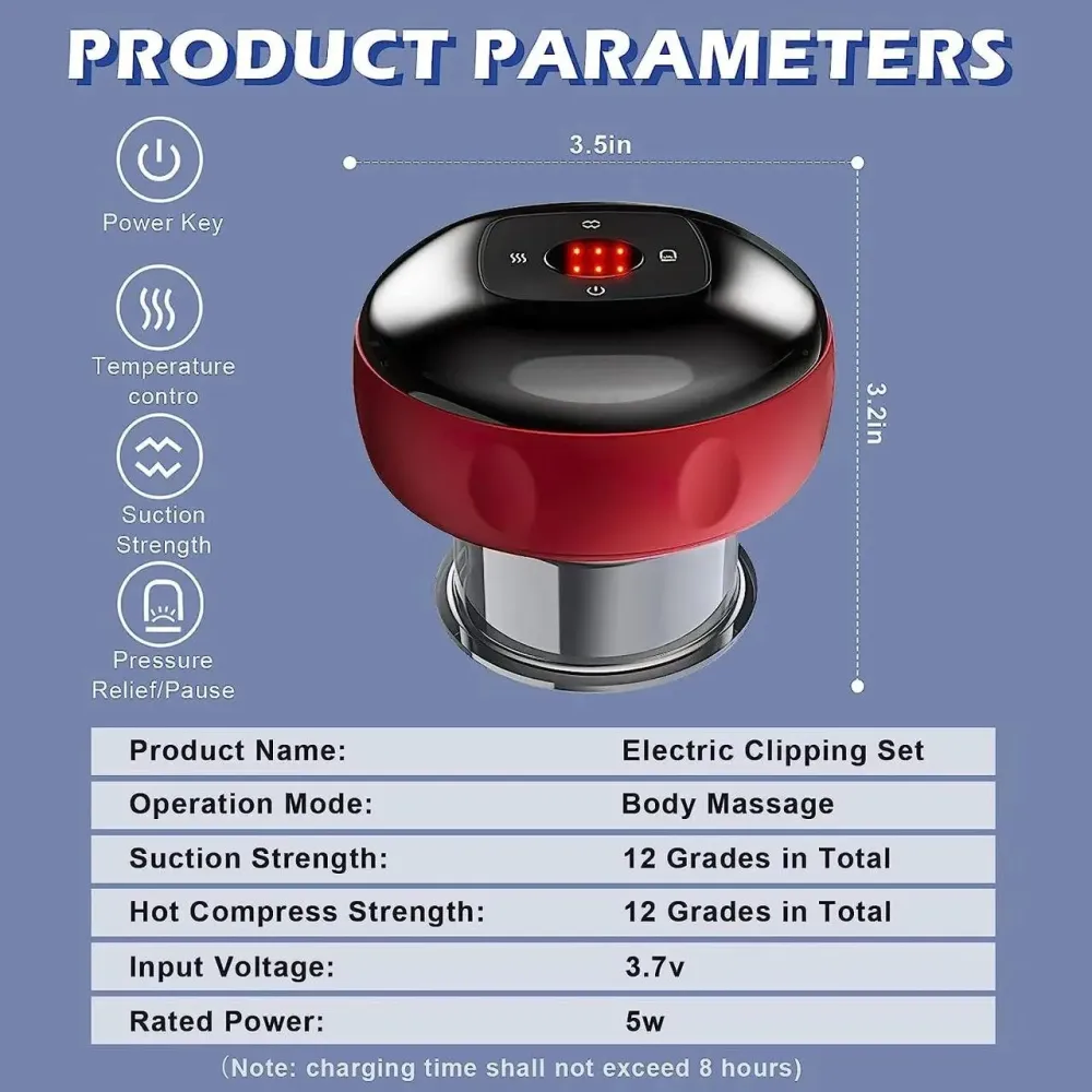 Электрический вакуумный баночный массаж | Массажер для тела | Массажер с эффектом банок Коломыя - изображение 3