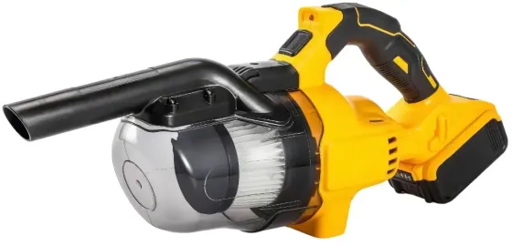 Аккумуляторный пылесос для автомобиля, 5000 мAh, 48V, желтый, 5520, / Портативный пылесос / Пылесос для дома Коломия