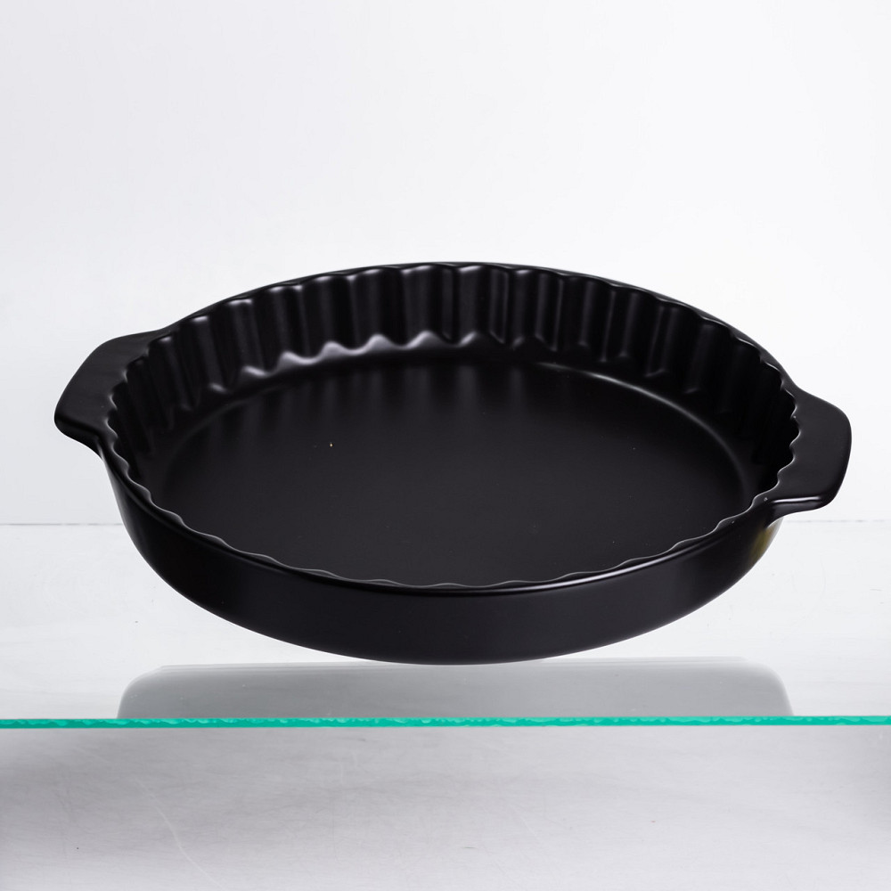 Yiwu Форма для запікання порцелянова 39,5х23,5х6 см 3 літри Червона Коломия - фото 1