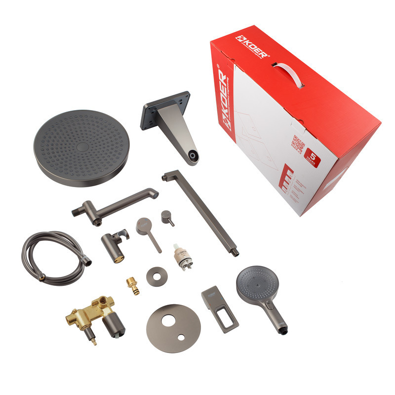 Вбудована душова система Koer KB-66029-07 3 функції (Колір графіт) (KR5954) ( 25982 ) Харків - фото 5