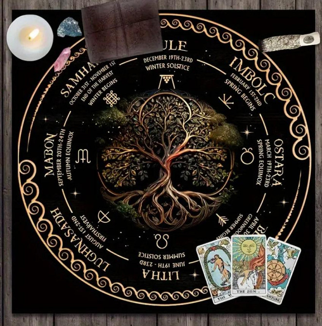 Алтарная скатерть для Таро и рун 