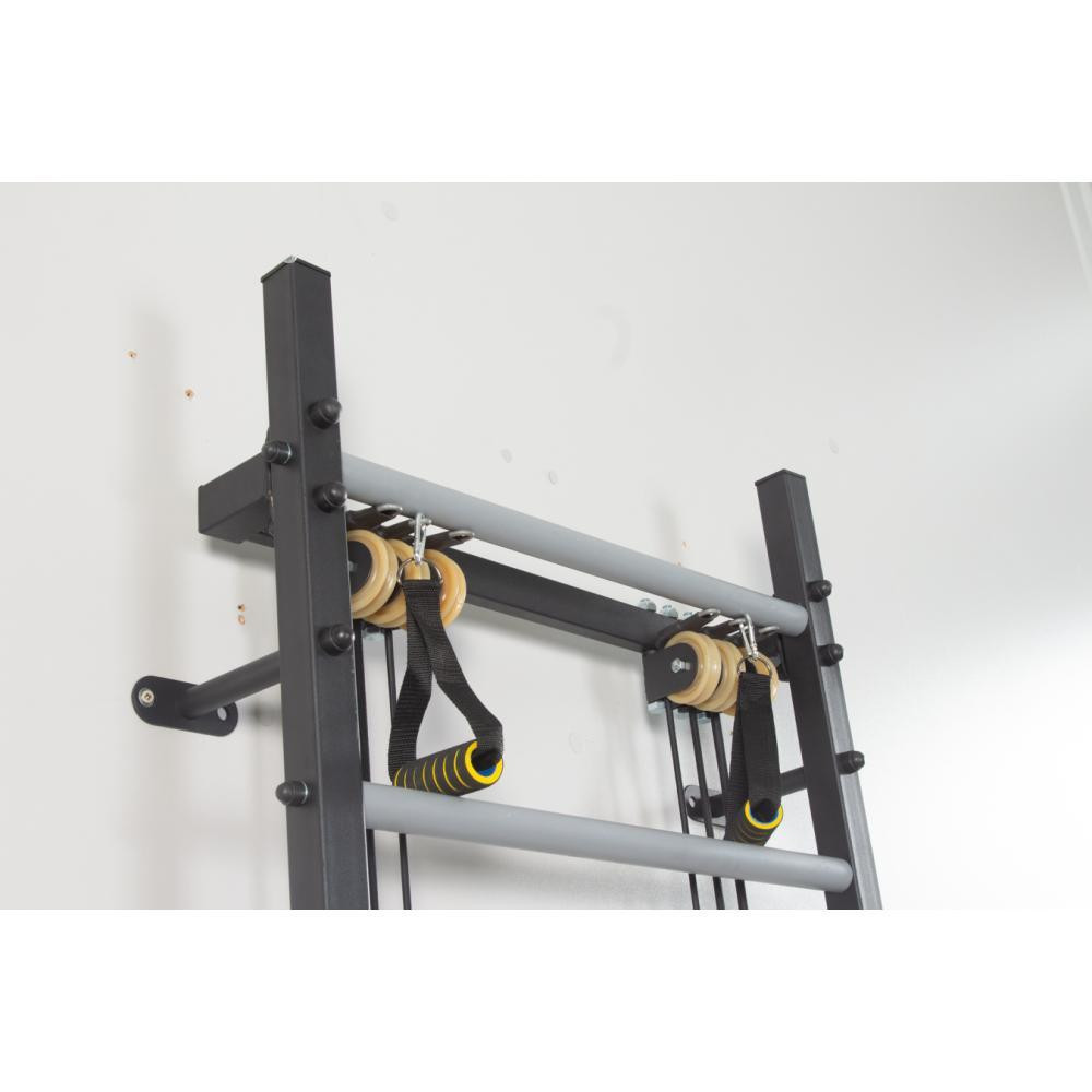 Шведская стенка с системой эспандеров Cross Training Full Black, профессиональная система эспандеров, 150 кг Каменское - изображение 7