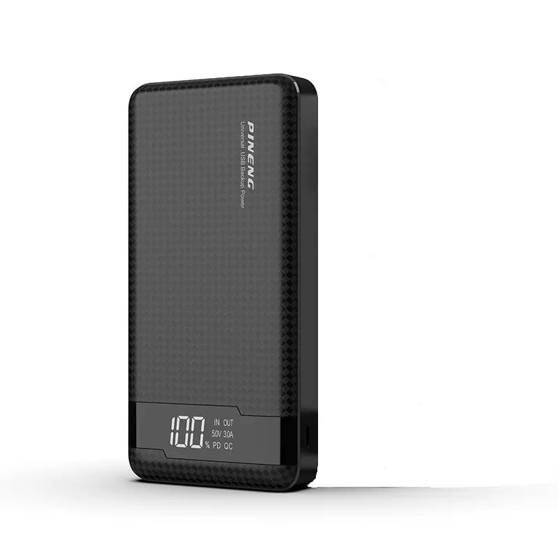 Портативный внешний аккумулятор Pineng PN-861 20000 mAh Power Bank Черный Винница - изображение 2