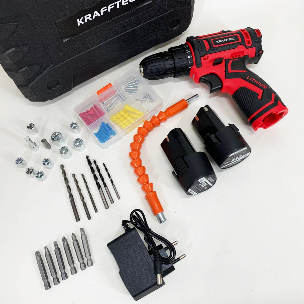 Акумуляторний викрутка з набором насадок, Економічний варіант шуруповерта, Безщітковий шуруповерт CZ-36 Івано-Франківськ - фото 2