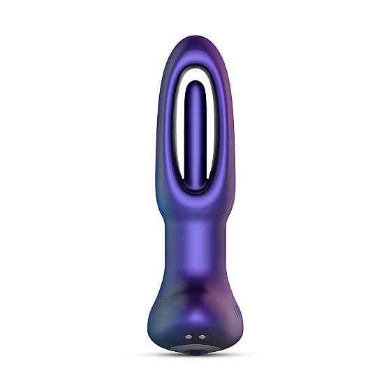 Анальна пробка з віброязичком Hueman - Voyager Butt Plug With Tapping Sex Aura Київ