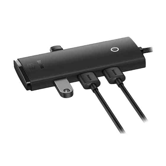 USB Hub Baseus Lite 4-in-1 Type-C to USB3.0*4 + Type-C 0.25 м Черный Киев