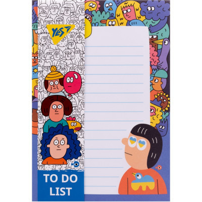 Папір для нотаток Yes на магніті To Do Stand with Ukraine (170367) Вінниця - фото 1