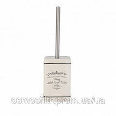Щітка для WC  Париж керамічна, ручка нерж 10,5x10,5х37 см Киев - изображение 1