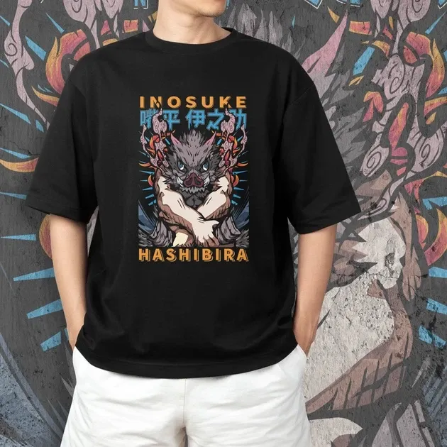 Футболка для подростка мальчика с принтом Клинок, рассекающий демонов Іноске Хашибіра 6 Размер 160 Anime10467 Днепр - изображение 3