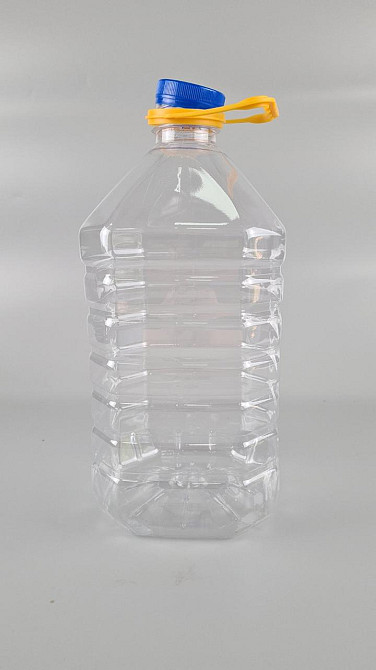 Пластикова пляшка 5,0 л, Ø48 прозора з кришкою + ручка (30 шт.) Харків - фото 4