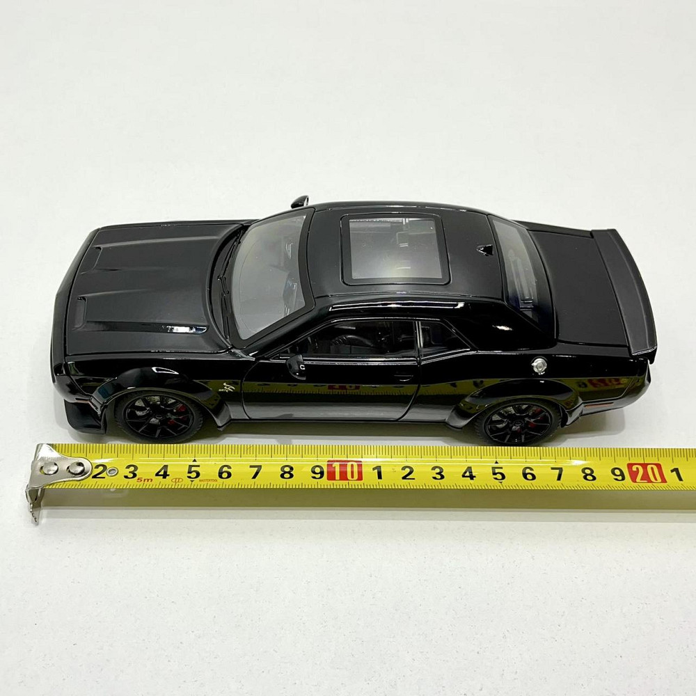 Машинка металева Авто Експерт Chevrolet Camaro 1:24 відчиняються двері капот багажник світло/звук Чорна (GT-12099) Чернігів - фото 3