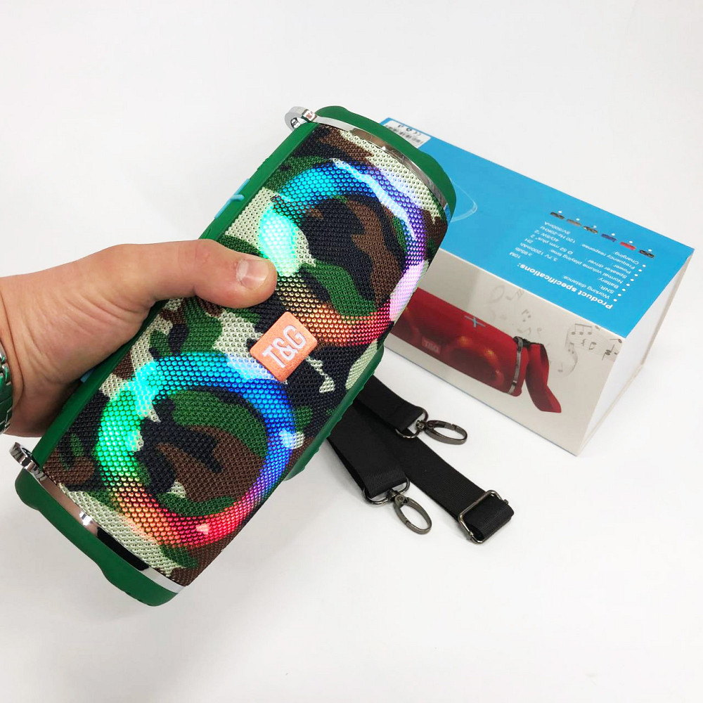 Колонка з підсвічуванням і зарядкою TG642, Колонка з підсвічуванням і світловою музикою RJ-24 Львів - фото 4