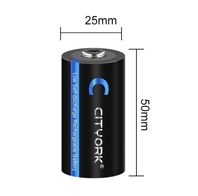 Акумулятор Ni-MH Cityork C R14 5000 мА·год Чорний Київ - фото 6