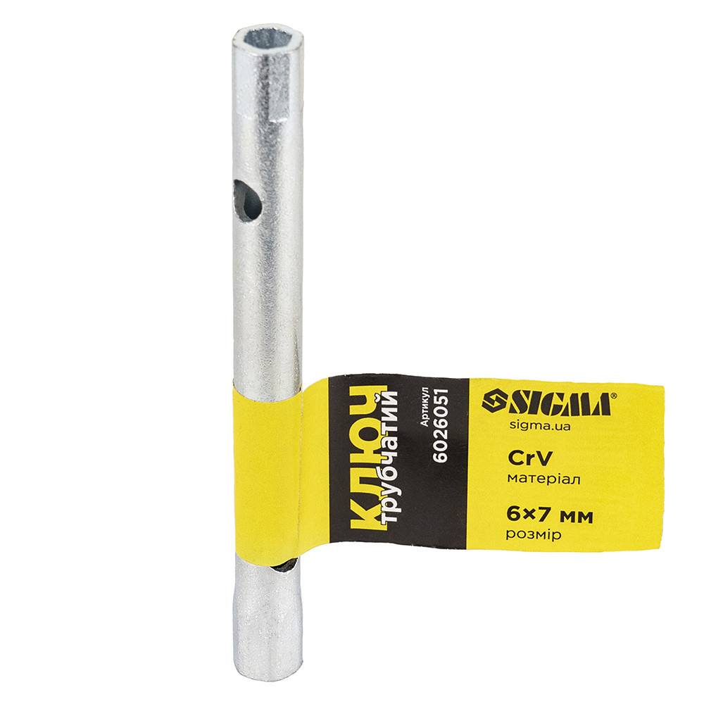 Ключ трубчастий 6×7 мм SIGMA (6026051) Київ - фото 1