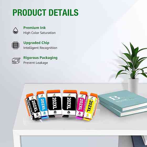 Картриджі Epson 202 Multipack 202 XL T202XL T202 для XP-5100 WF-2860 Expression Home XP-5100 Workfor Дніпро