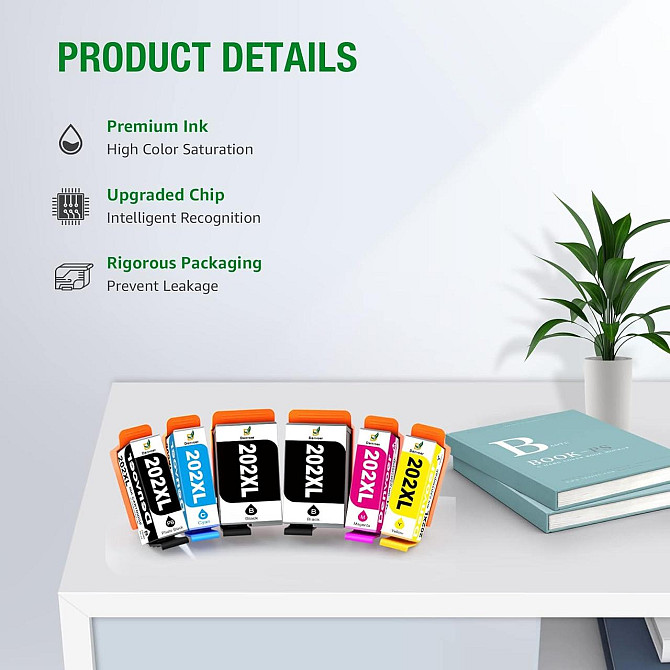 Картриджи Epson 202 Multipack 202 XL T202XL T202 для XP-5100 WF-2860 Expression Home XP-5100 Workfor Днепр - изображение 1